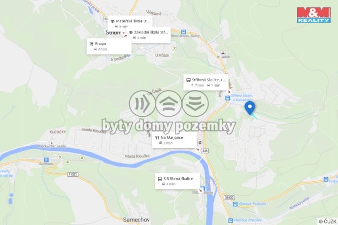 Prodej, Pozemek k bydlení, Stříbrná Skalice