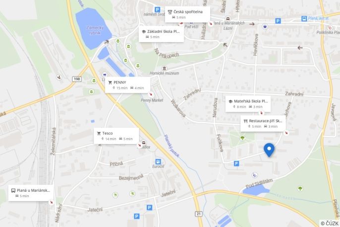 Prodej, Byt 3+1, Planá