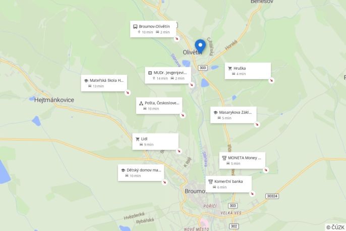 Prodej, Byt 3+kk, Broumov
