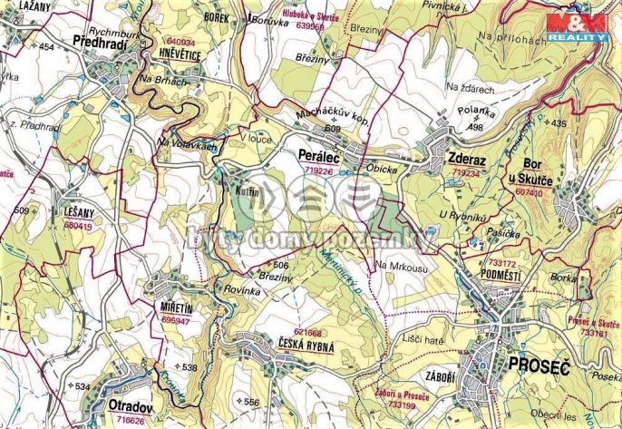 Prodej, Louka, Proseč