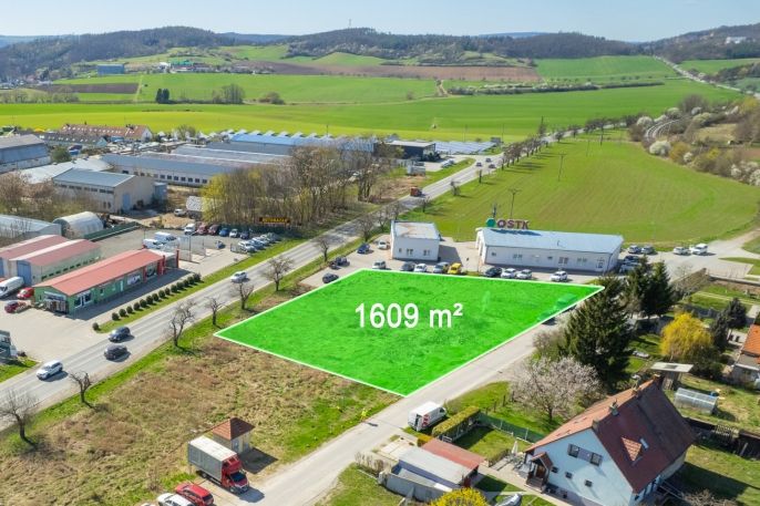 Prodej, Komerční pozemky, Kuřim