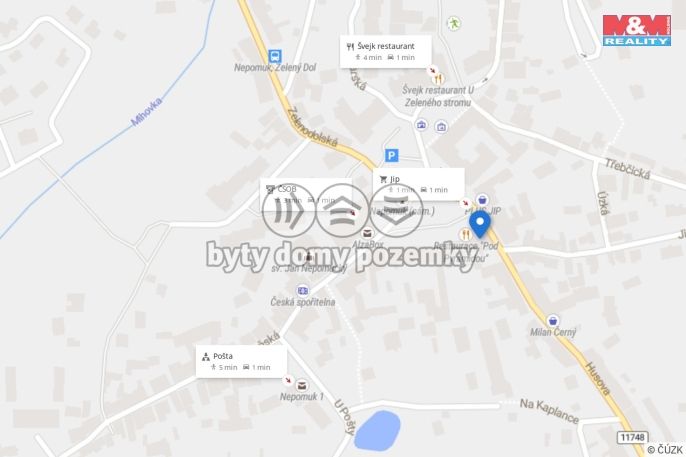 Pronájem, Restaurace, stravování, Nepomuk