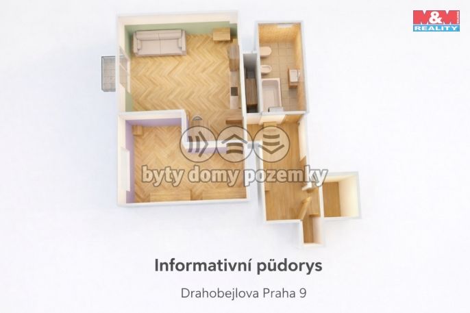 Prodej, Byt 2+1, Praha