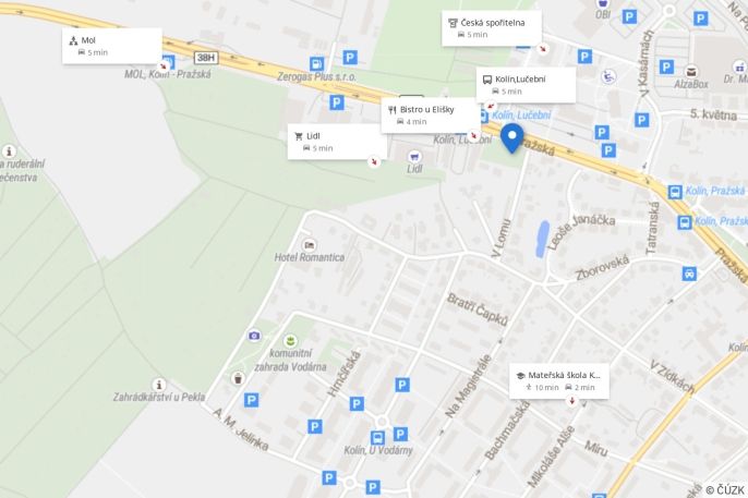 Pronájem, Byt 1+kk, Kolín