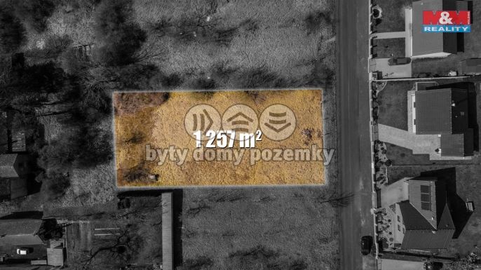 Prodej, Pozemek k bydlení, 1257 m², Kropáčova Vrutice