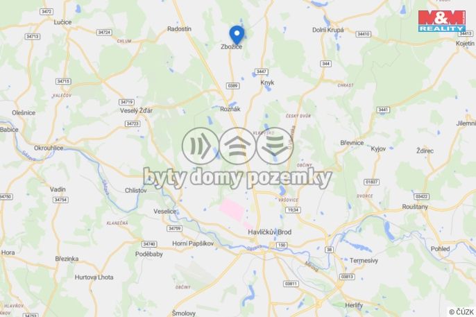 Prodej, Pozemek k bydlení, Havlíčkův Brod