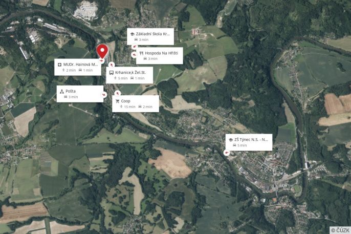 Prodej, Byt 2+1, Krhanice