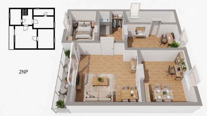 Prodej, Rodinný dům, Husinec