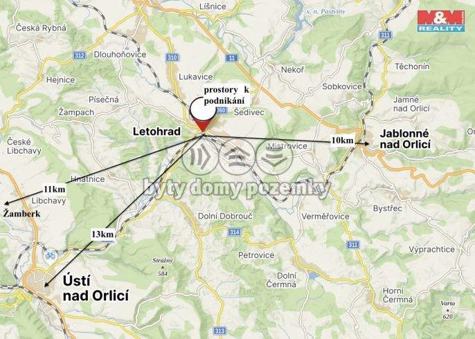 Pronájem, Byt 2+1, Letohrad