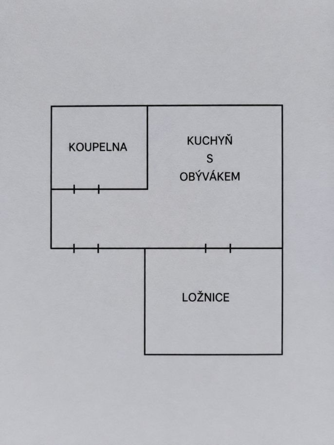 Pronájem, Byt 2+kk, Jablonné v Podještědí