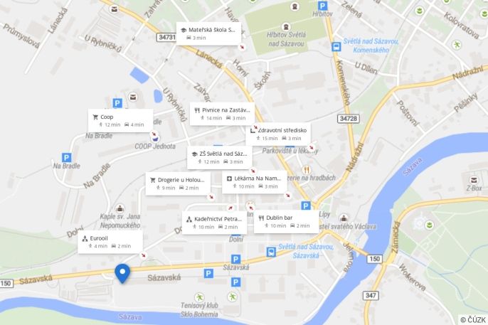Pronájem, Byt 2+1, Světlá nad Sázavou