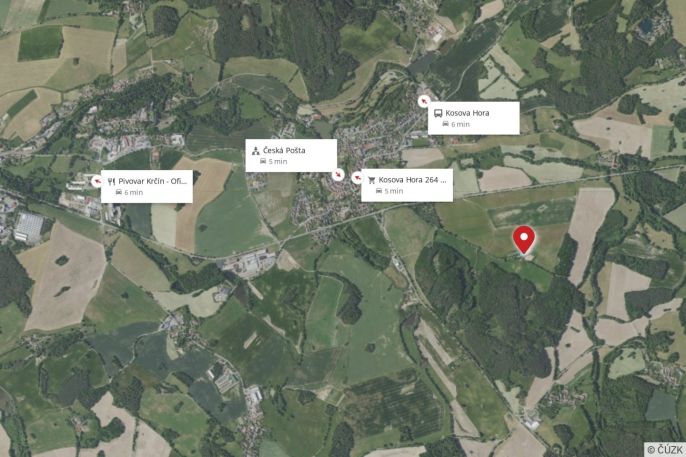Prodej, Komerční pozemky, Kosova Hora