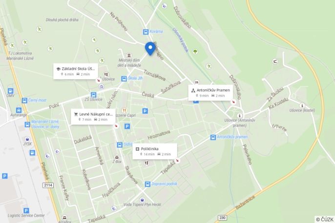 Pronájem, Byt 1+1, Mariánské Lázně