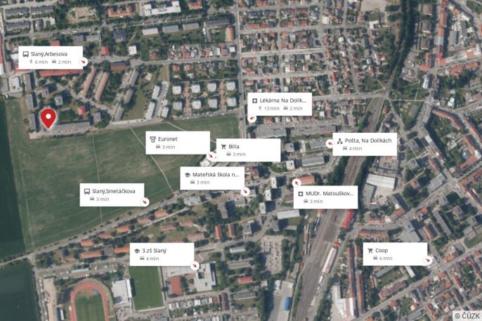 Prodej, Byt 3+kk, Slaný