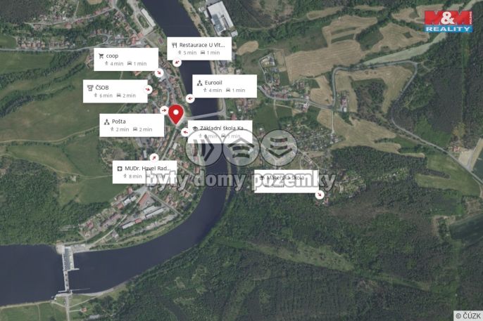 Prodej, Rodinný dům, Kamýk nad Vltavou