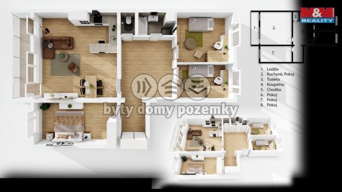 Prodej, Byt 4+kk, Praha