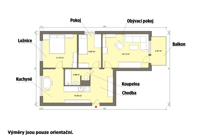 Prodej, Byt 3+1, Mariánské Lázně
