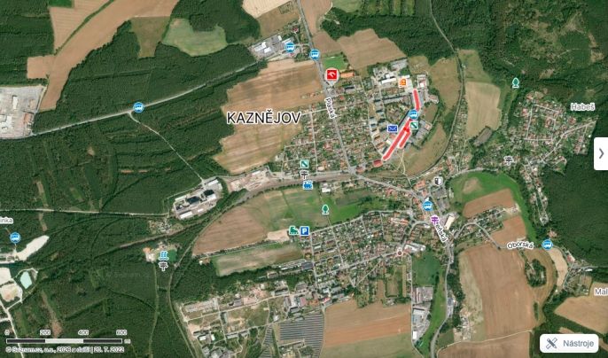 Pronájem, Byt 1+1, Kaznějov