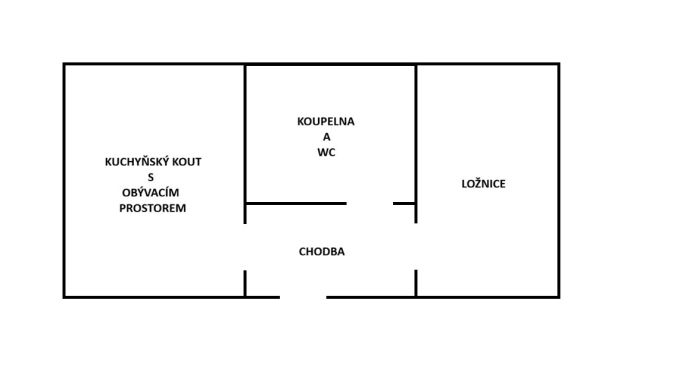 Prodej, Byt 2+kk, Stráž pod Ralskem