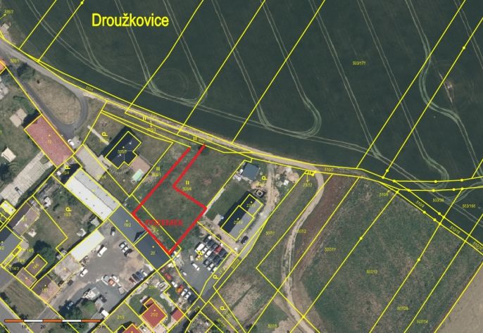 Prodej, Pozemek k bydlení, Droužkovice