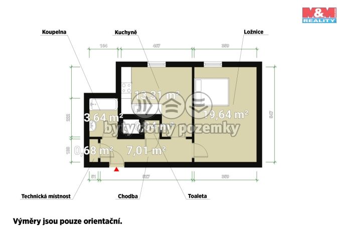 Pronájem, Byt 2+kk, Plzeň