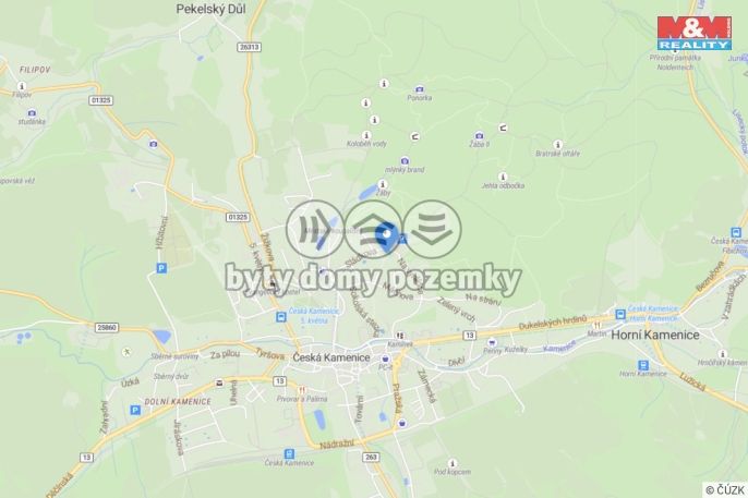 Prodej, Pozemek k bydlení, Česká Kamenice