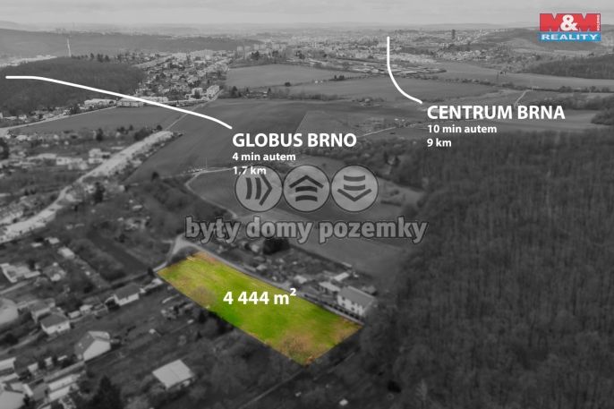 Prodej, Pozemek k bydlení, Brno