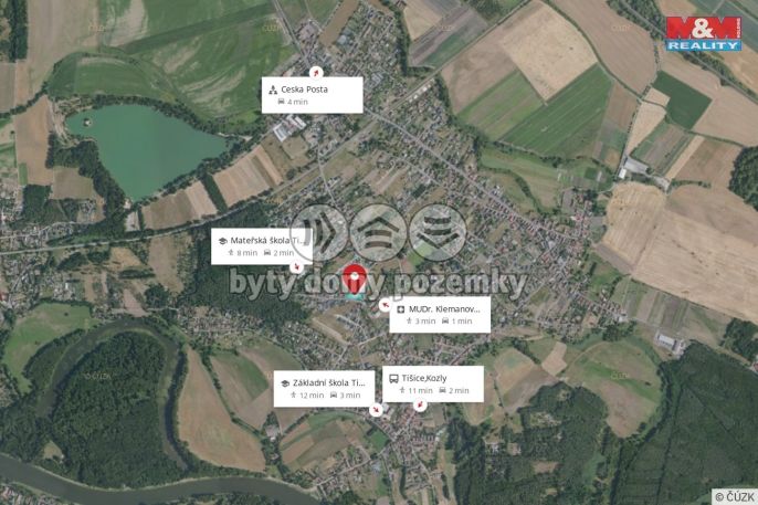 Prodej, Komerční pozemky, Tišice