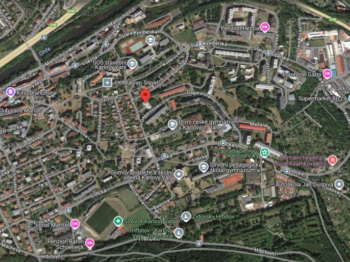 Pronájem, Byt 1+kk, Karlovy Vary