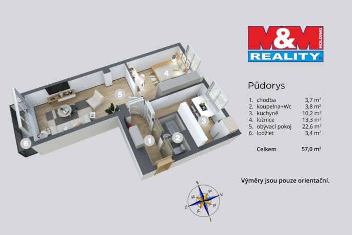 Prodej, Byt 2+1, Ústí nad Labem