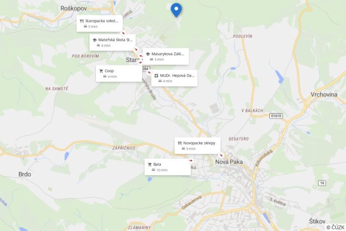 Prodej, Chata, Stará Paka