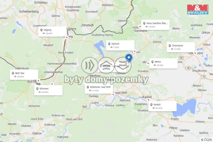 Prodej, Pozemek k bydlení, Výsluní