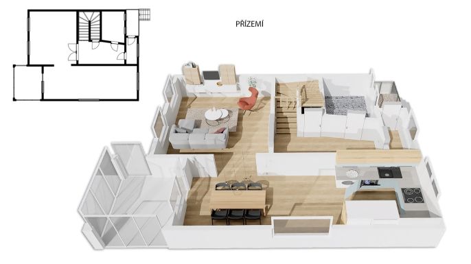 Prodej, Rodinný dům, Louny