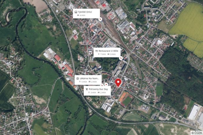 Pronájem, Byt 2+kk, Týniště nad Orlicí
