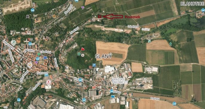 Prodej, Pozemek k bydlení, Slaný