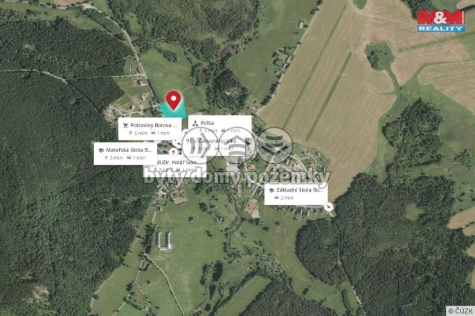 Prodej, Pozemek k bydlení, Borová Lada