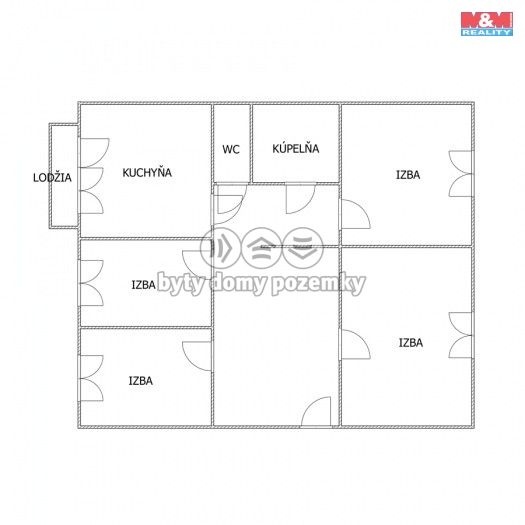 Pronájem, Byt 4+1, Litvínov