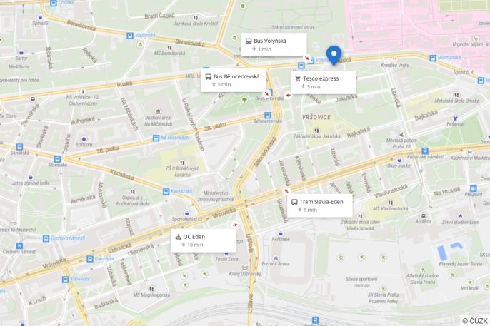 Pronájem, Byt 1+kk, Praha