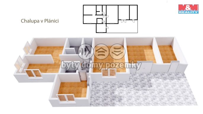 Prodej, Chalupa, Plánice