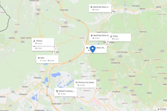 Prodej, Chata, Velké Chvojno