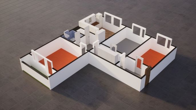 Pronájem, Byt 3+1, Hodkovice nad Mohelkou