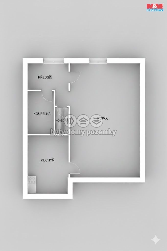 Prodej, Byt 1+1, Jablonec nad Nisou