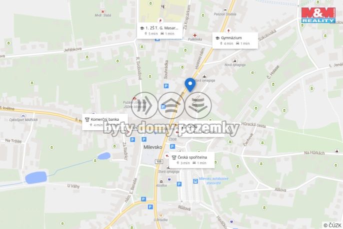 Pronájem, Obchod a služby, Milevsko