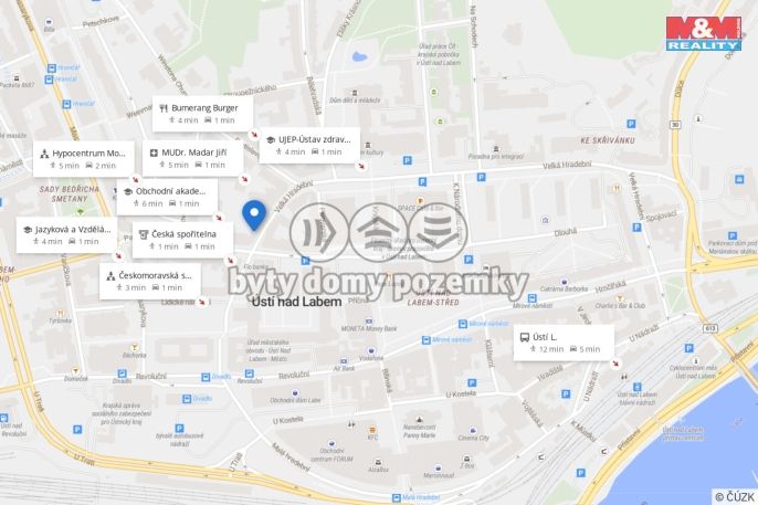 Pronájem, Obchodní objekt, Ústí nad Labem