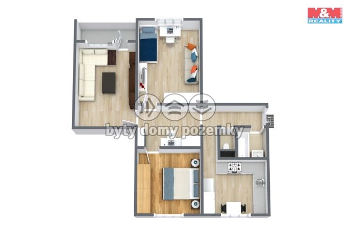 Prodej, Byt 3+1, Loket