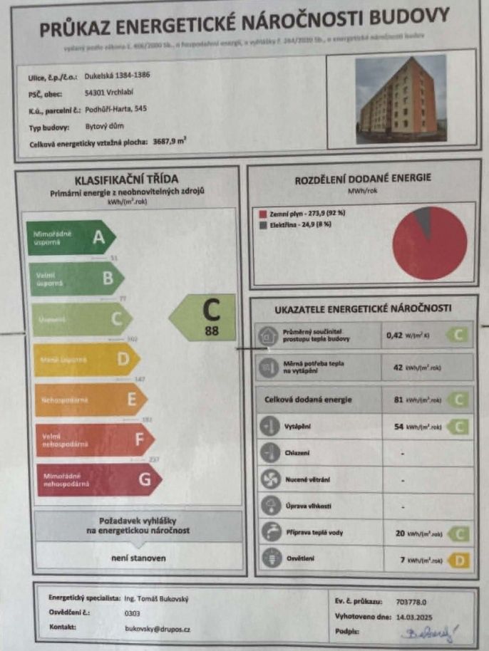 Prodej, Byt 2+1, Vrchlabí