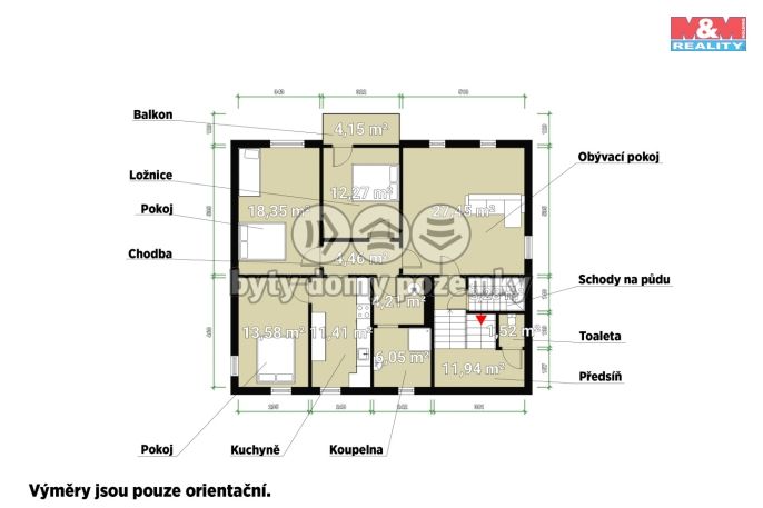 Prodej, Byt 4+1, Černošice