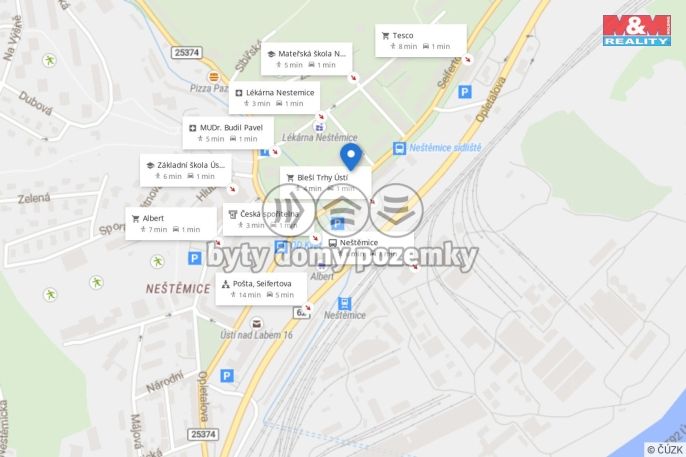 Prodej, Byt 3+1, Ústí nad Labem