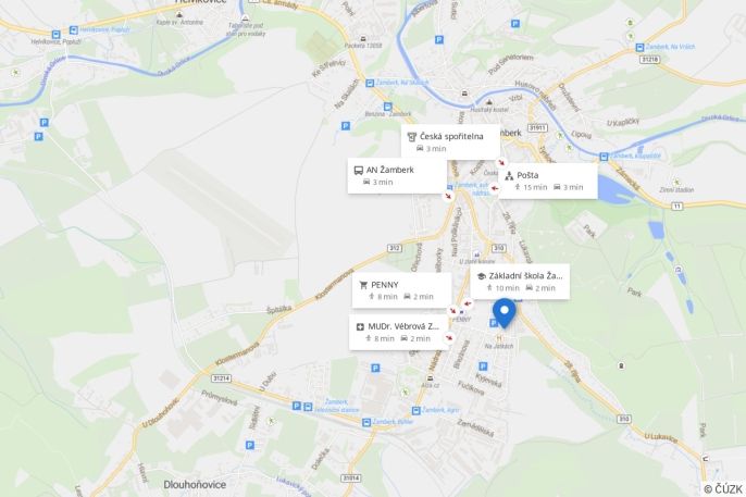 Pronájem, Byt 1+1, Žamberk