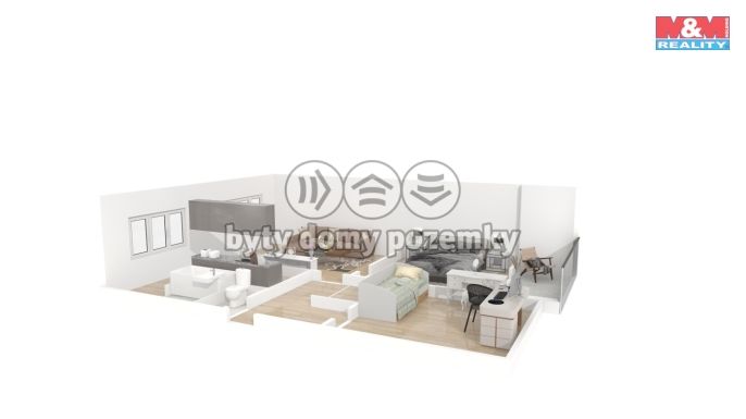 Prodej, Byt 3+1, Bor